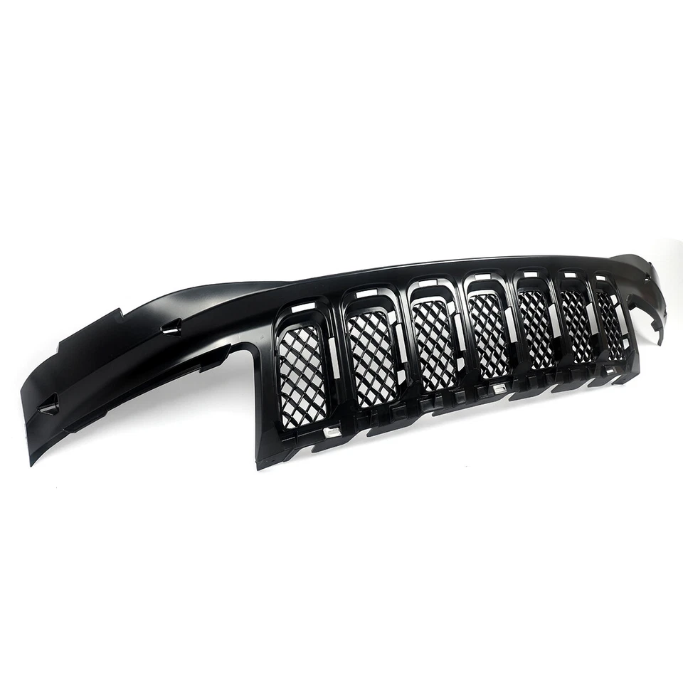 Fit For Jeep Compass 2011-2017 Black Front Bumper Upper Grille Grill Replacement - Image 4 of 4