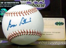 George Steinbrenner autographed baseball Steiner Sports Authentication Yankees