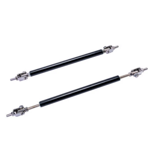 Front Bumper Lip Splitter Spoiler + Strut Rods Carbon Fiber For Dodge Ram 1500 Foto 4 de 4