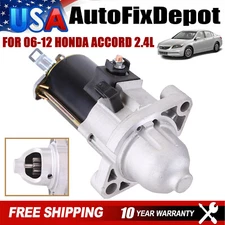 Starter Motor Fit for Honda Civic Accord CR-V Element Acura CSX TSX 06-12 2.4L