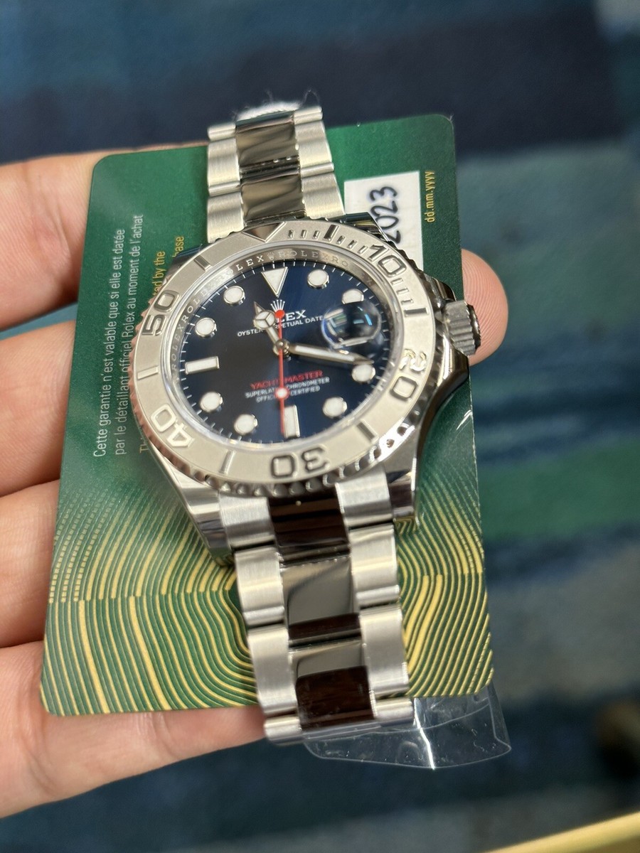 Rolex 2023 Yacht-Master 40mm 126622 Steel/Platinum Bezel