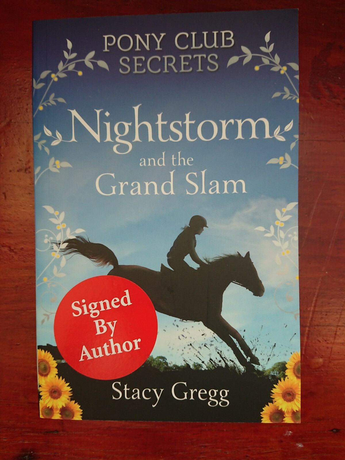 Stacy Gregg SIGNED book Pony Club Secrets Nightstorm and the Grand Slam HORSE