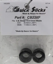 CB23XF Quick Slicks Silicone Tires 14x12mm  Euro-Sport F1 wheels 1:32 Slot Car