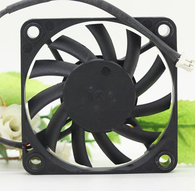 1PC MAGIC MGA6012YR-O10 12V 0.3A 6010 6CM 2 Wire Slim Server New #D1*