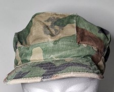 Camo Adult Small/Youth Large Hat Cap Military Style Camouflage Lined