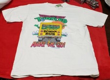 1990 Teenage Mutant Ninja Turtles Away We Go Vtg T-Shirt Lg Super Rare Sz Med