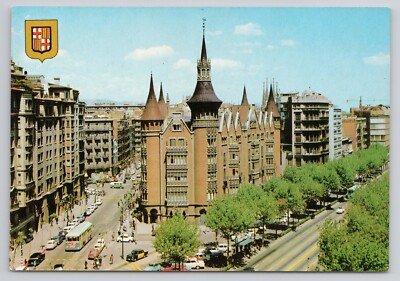 Barcelona The Diagonal Les Punxes Spain Postcard