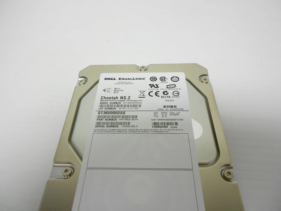 Dell EqualLogic WK0CR 600GB 10K 3.5" SAS Hard Drive 9FS066-057 PS6000 PS6100 - Image 2 of 3