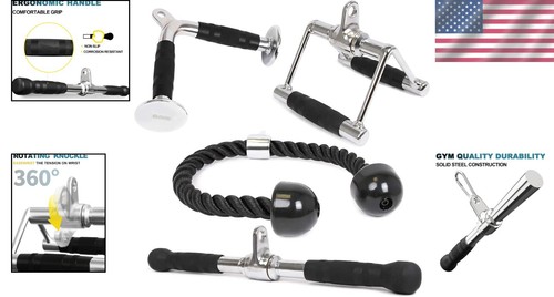 Premium Ergonomic Triceps Pull Down Cable Attachments for Efficient Workouts - Afbeelding 2 van 10