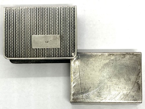 "Cenicero de viaje de bolsillo personal vintage Budapest plata esterlina 55,78 g 2,1/8" - Imagen 7 de 12