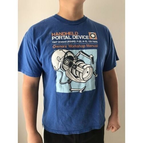 Thinkgeek Men's T-Shirt Classic Blue Short Sleeve 100 % Cotton Size XL - Picture 2 of 8