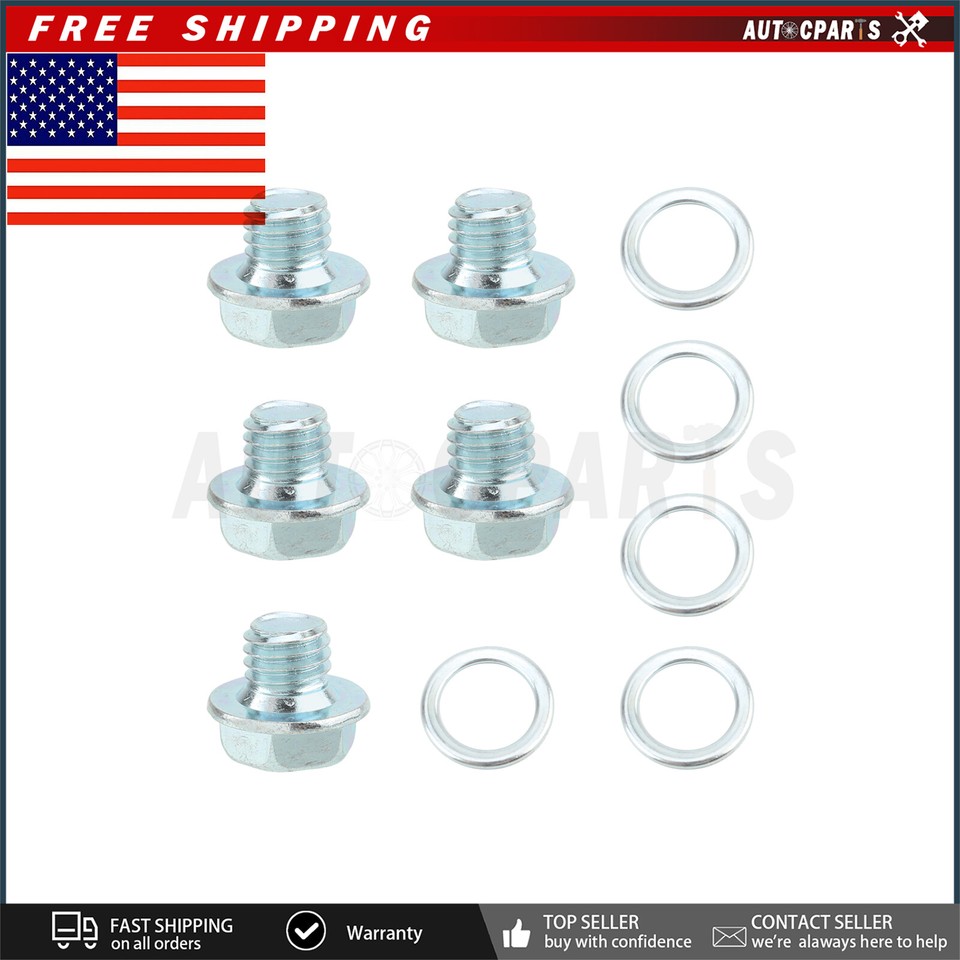 FOR TOYOTA LEXUS TRANSMISSION DRAIN PLUG W/ GASKET 90341-10011 & 35178 ...