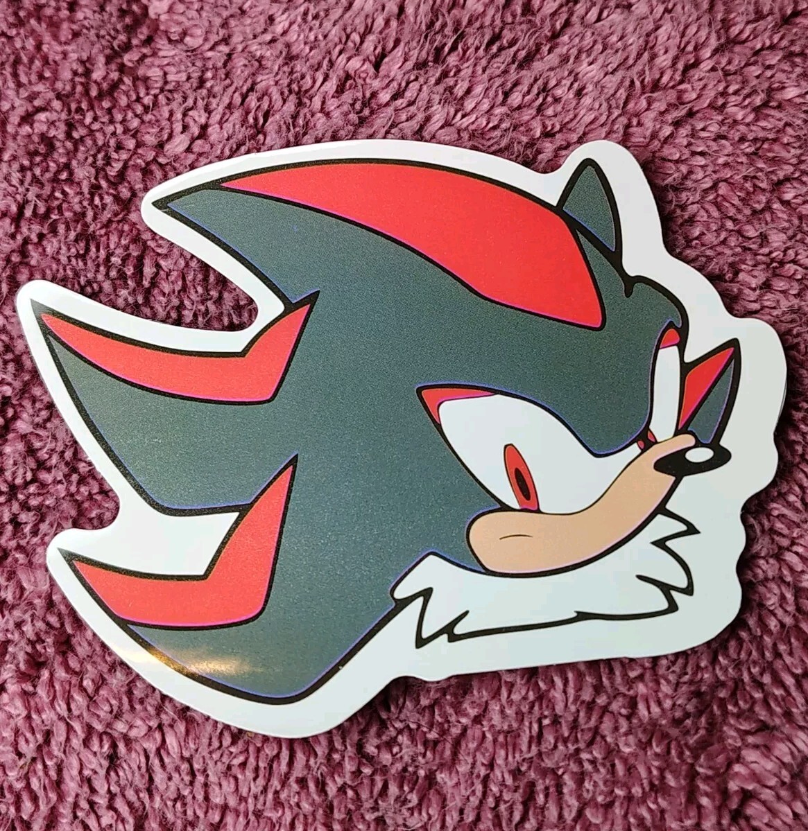 Sonic The Hedgehog Shadow Face Decal Sticker, Shadow the hedgehog