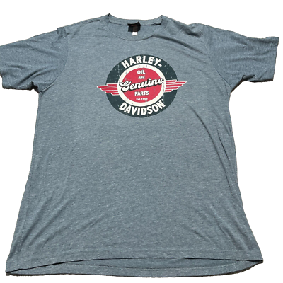 Harley-Davidson Tシャツ 2XL モータウンデザイン Vintage Harley-Davidson Detroit Motown Biker T Shirt Mens XL