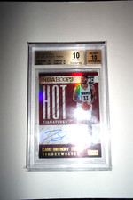 2015-16 Hoops Hot Signatures Karl Anthony Towns BGS 10 PRISTINE Rookie Auto RC