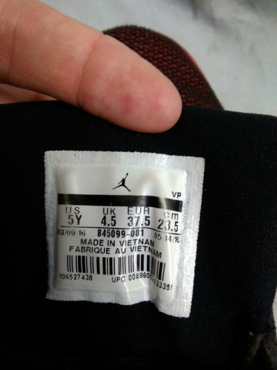 Nike Jordan Horizon 845099-001 Low BG Sneakers Size 5y red Nike Jordan Horizon 845099-001 Low BG Sneakers Size 5y red