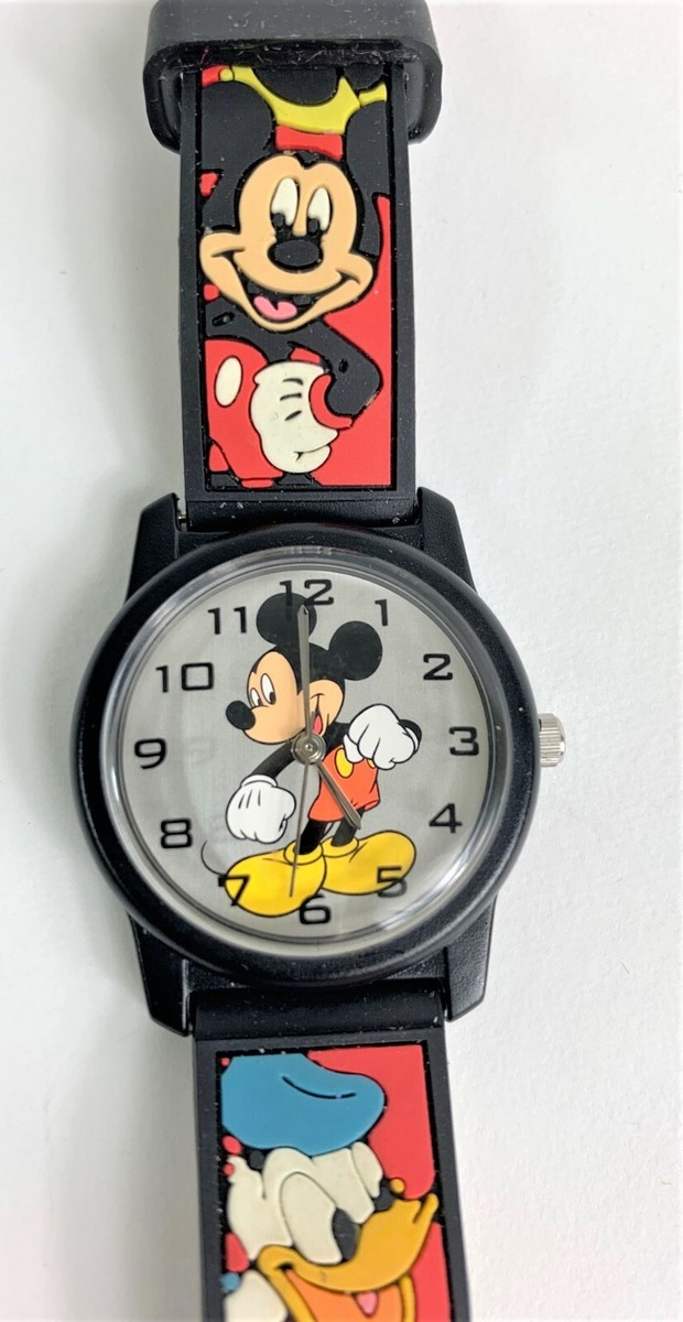 Vintage Disney Mickey Mouse watch SII Marketing International Disney Mickey Mouse Watch With Stainless Steel Band by SII  main image 4
