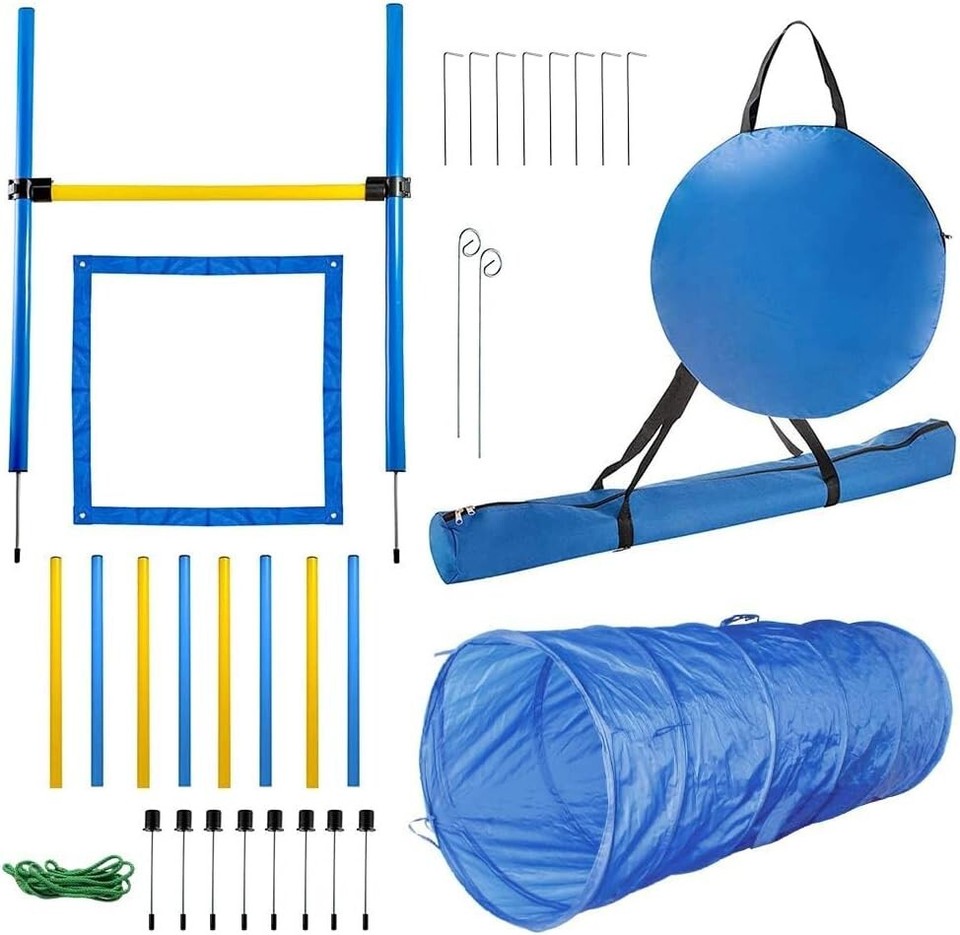 Dog Agility Training Equipment Dog Obstacle Course Kit for Training Dog