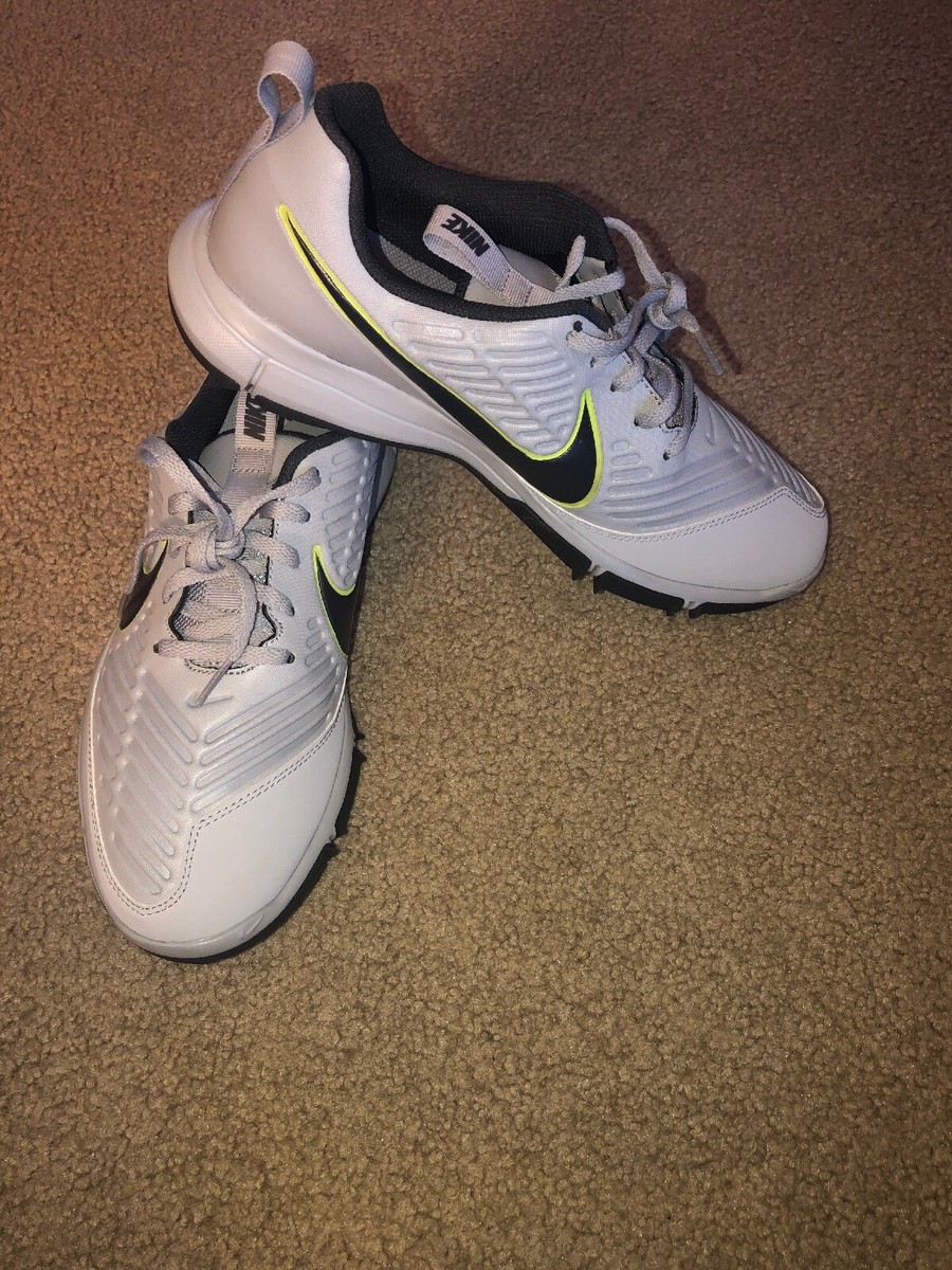 New NIKE Explorer Golf Shoes Sz Grey Volt Swoosh 849957 007