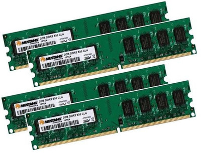 4x 2GB = 8GB DDR2 RAM 533Mhz PC2-4200 Apple PowerMac G5
