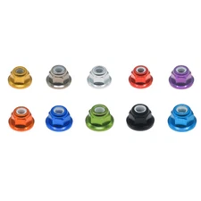 RCAWD FLANGED NYLOC LOCK NUT M4 4MM FOR 1-10 ARRMA 3s&Mega Vorteks Senton