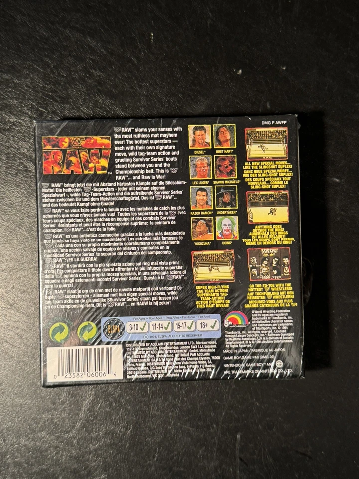 Brand New Unopened NINTENDO GAMEBOY WWF RAW - Image 2 of 4