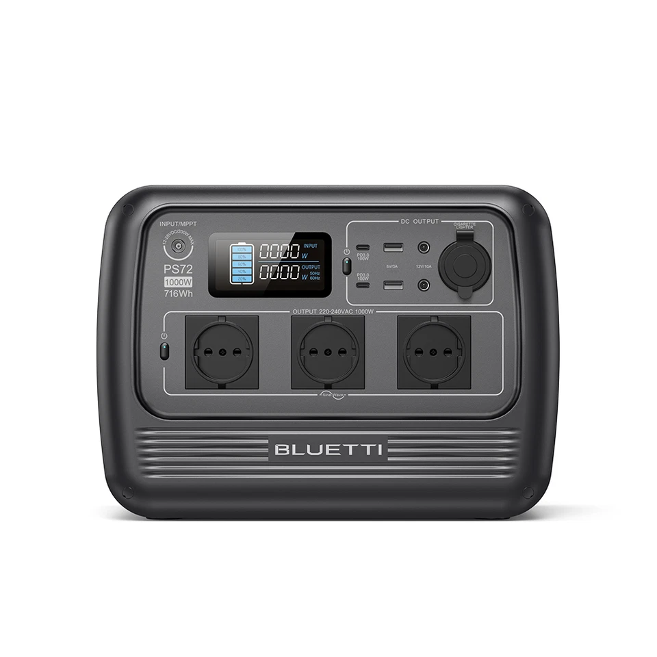 BLUETTI PS72 1000W Solargenerator 716Wh Notstromaggregat Stromerzeuger Wohnmobil - Bild 2 von 4