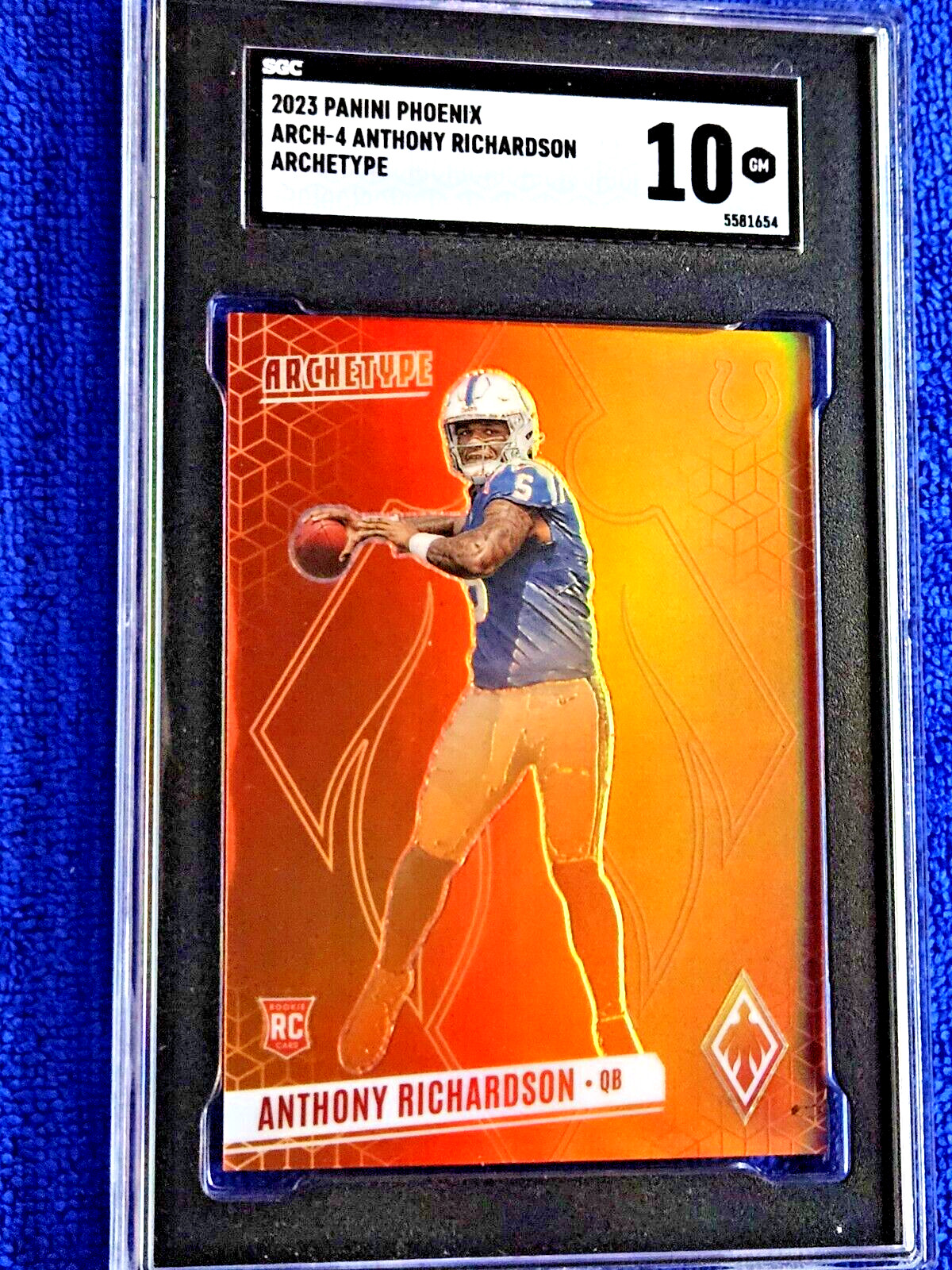 Anthony Richardson 2023 Panini Phoenix Archetype Rookie Prizm RC 10 GEM - RARE💥