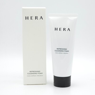 HERA Refreshing Cleansing Foam 160g 3-AHA Complex Melasolv K-Beauty