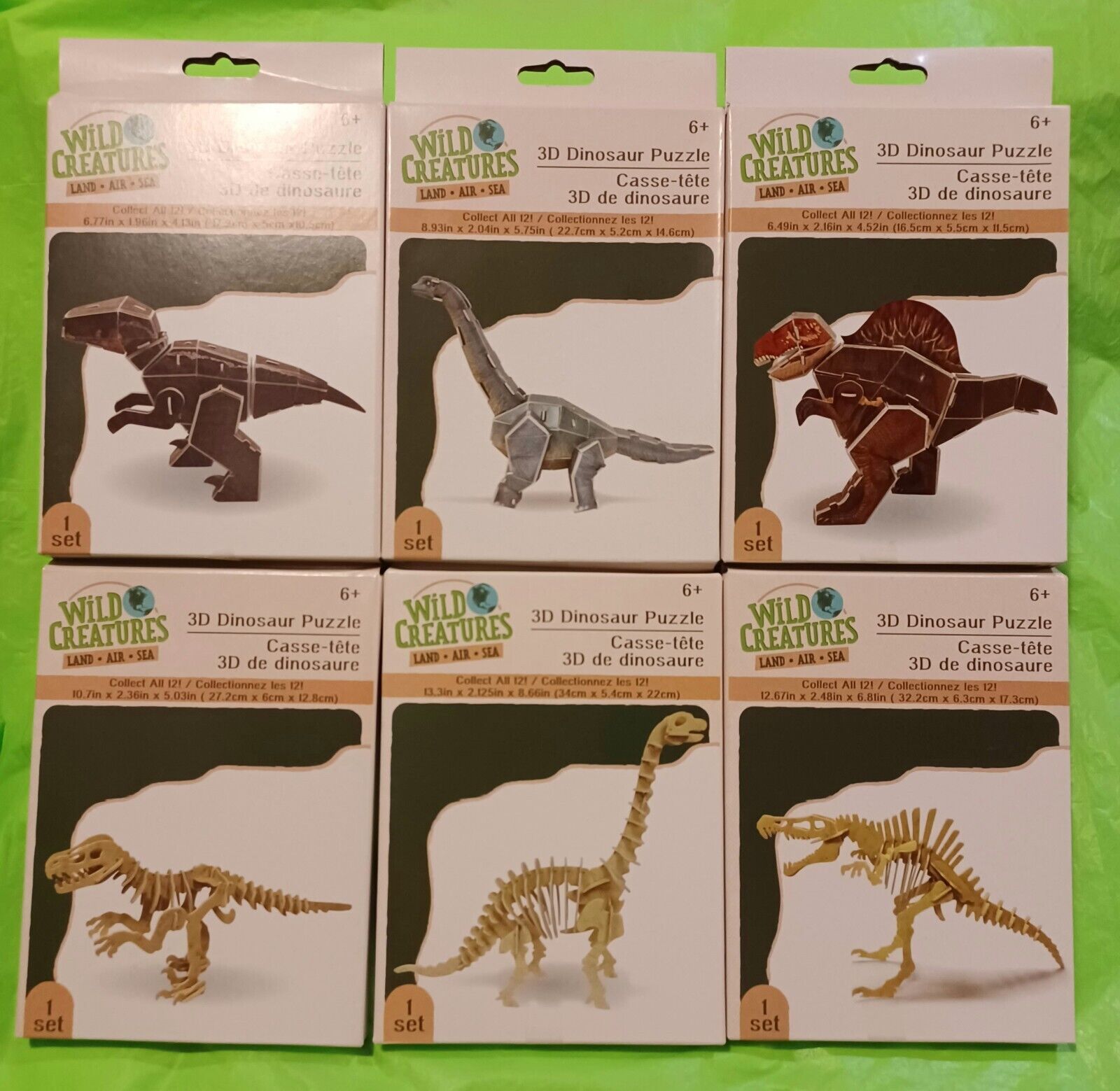 T- Rex - Puzzle 3D Som (6+) – ambar