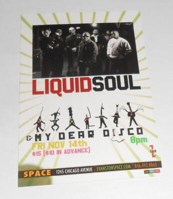 Liquid Soul Brendan James Card Handbill Original Promo 6x4
