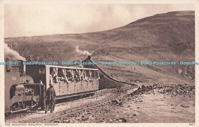 R717547 Snowdon The Mountain Railway Photo Precision St Albans English Series