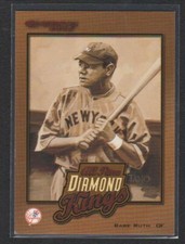 2002 DONRUSS ALL-TIME DIAMOND KINGS #4 BABE RUTH RARE YANKEE PROMO SAMPLE SSP