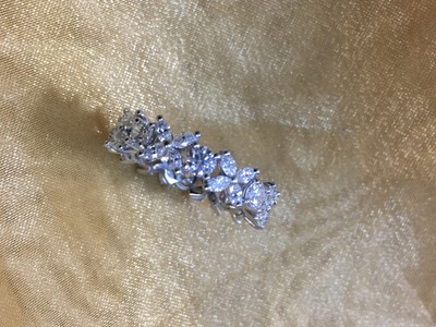 Tiffany Co. Victoria Alternating Platinum Ring eBay