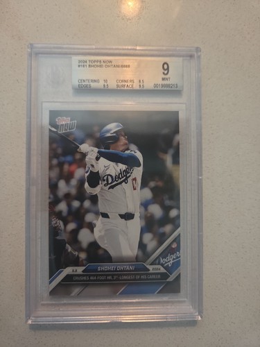 Shohei Ohtani 2024 Topps Now /6669 #161 BGS 9 MINT La Dodgers