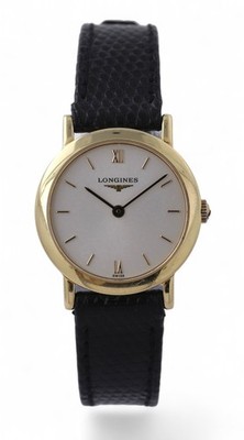 Damen Longines Prestige Quarz - massives 18kt Gelbgold Gehäuse - L4.210.6 - 23mm