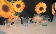  Vintage Miniature Shot Glass Wine glass Pitc...