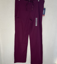 NWT Authentic Cherokee Workwear Scrub Pants Women s XS Burgundy Medical