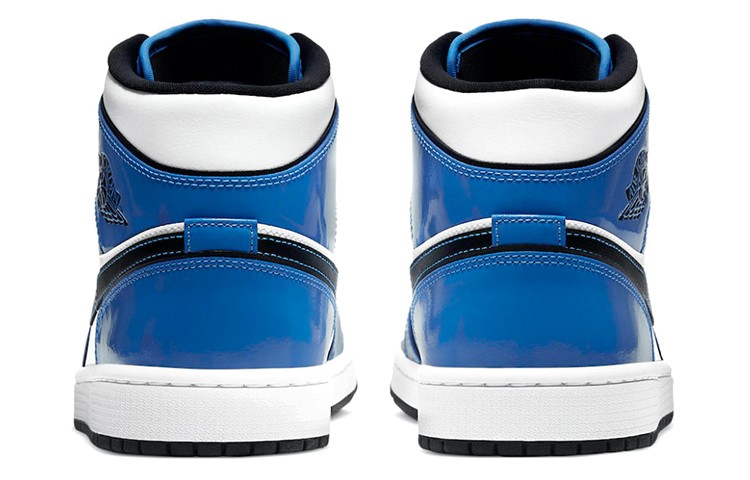 Size 12.5 - Air Jordan 1 SE Mid Signal Blue for sale online | eBay