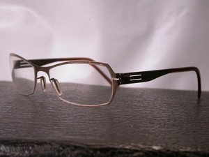 IC! Berlin Alpenrose Silver Modern Light Weight Eyeglasses Made in Germany