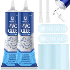 2PCS Vinyl Repair Patch Kit Waterproof for Pool Liner Air Mattress PVC Boat