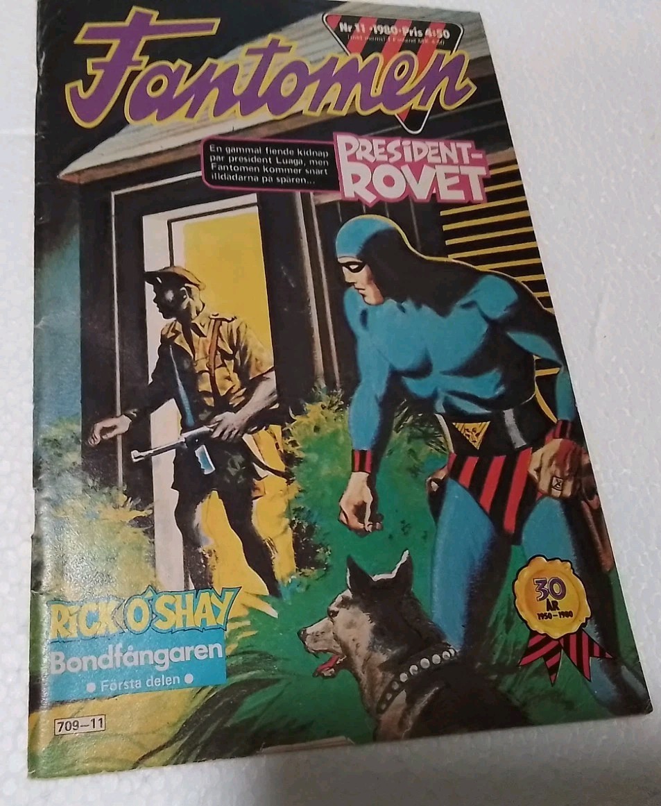 1960 Fantomen Comic Book (Swedish Translation) | eBay