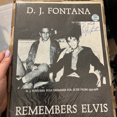 1981 Remember Elvis Presley Signed by D.J. Fontana Elvis Presley drummer ￼