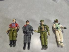 Vintage G I Joe Bazooka, Low Light, Leatherneck, Iceberg Action Figures
