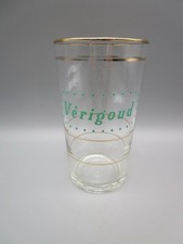Verre de bar publicitaire ancien "VERIGOUD "
