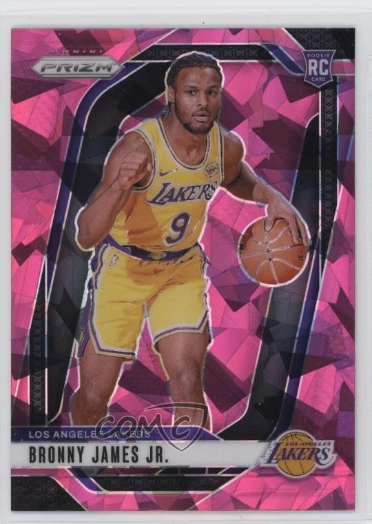 2024-25 Panini Prizm Pink Ice Prizm Bronny James Jr #243 19n6