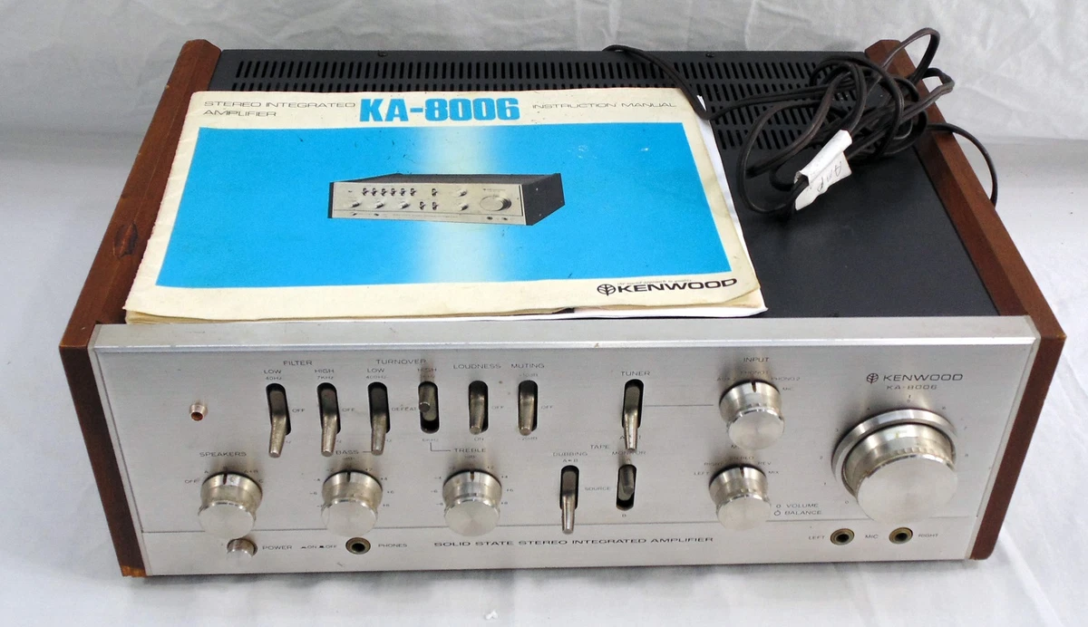Preços baixos em Amplificadores Integrados Kenwood Vintage | eBay