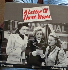 A Letter to Three Wives Extended Play Laserdisc LD Jeanne Crain VG Condition