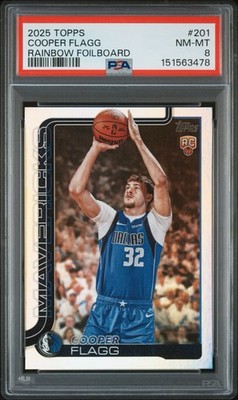 その他 cooper flagg rc flagship psa9 topps 2025-26 Topps - Cooper Flagg #201 Rainbow Foilboard (RC) for sale
