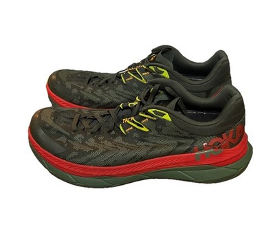 HOKA Tecton X Men's Training Shoes. Thyme/Fiesta Sz 11 D Olive Green One One